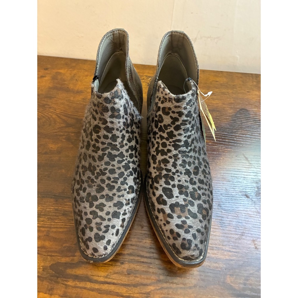 Roper Womens Leopard Print Ankle Boots Western Booties 09-021-1567-1283